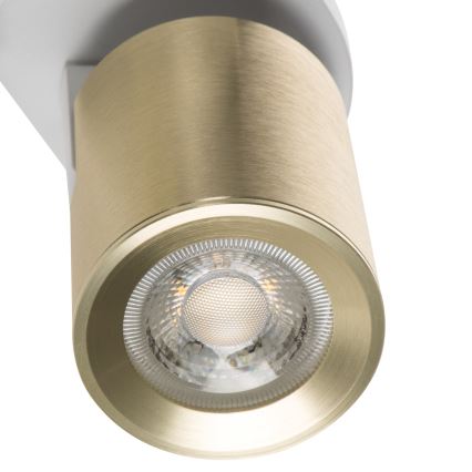 Foco LAURIN 3xGU10/10W/230V latão/branco