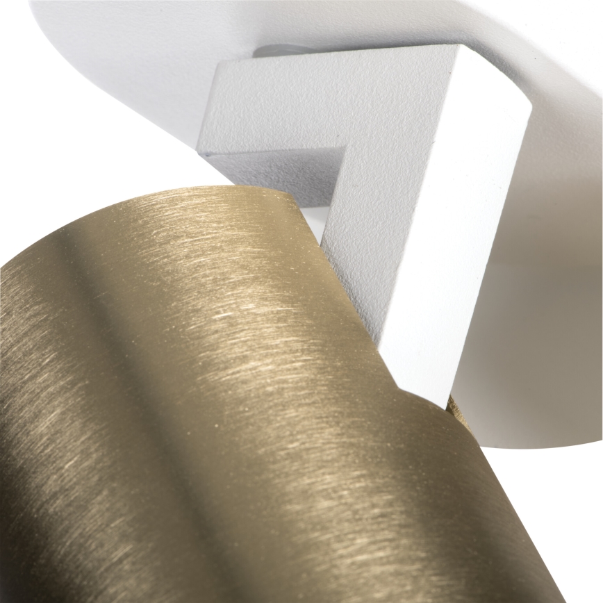 Foco LAURIN 3xGU10/10W/230V latão/branco