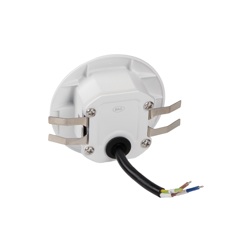 Aplique LED para escadas com sensor de movimento e de crepúsculo EXIN LED/2,5W/230V 4000K IP65 branco redondo