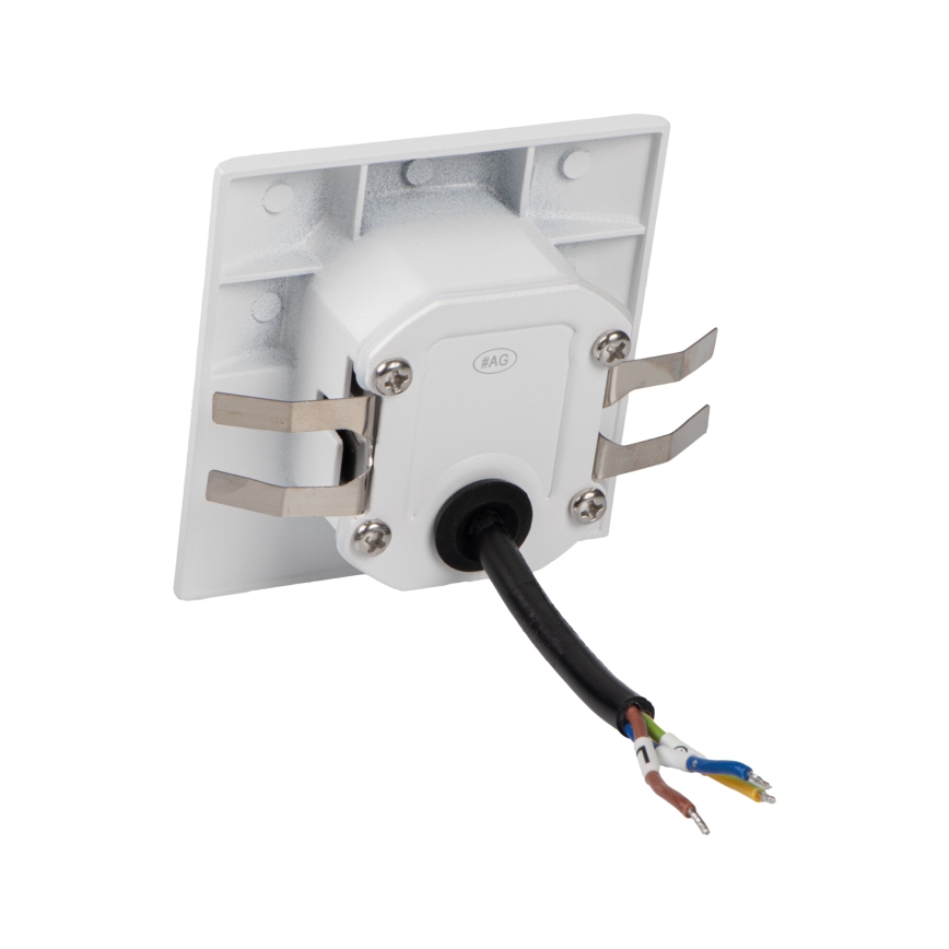 Luminária para escadas LED EXIN LED/2,5W/230V 4000K IP65 branca quadrada