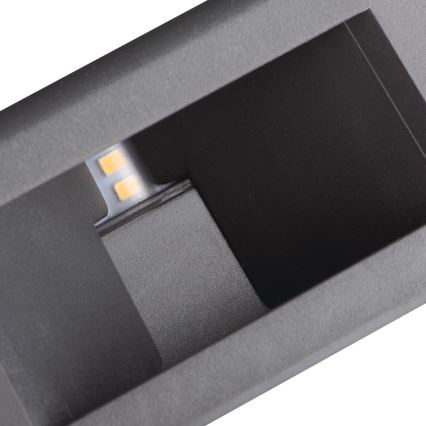 Aplique de parede LED para exterior REFAZI LED/6W/230V IP54 antracite