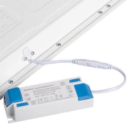 Painel LED para tecto rebaixado BLINGO AIO, 38W, 230V, 3000/4000/6500K, 120 x 30 cm, IRC 90