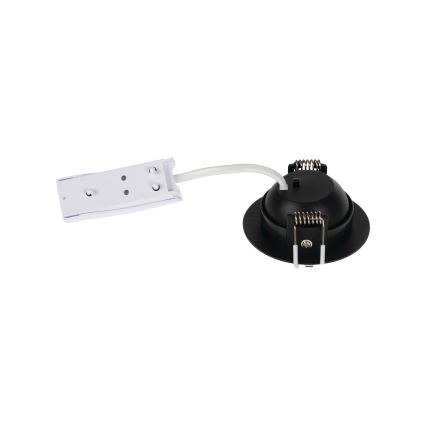 Luminária LED de embutir FIZU LED/4W/230V 3000/4000/6500K preta