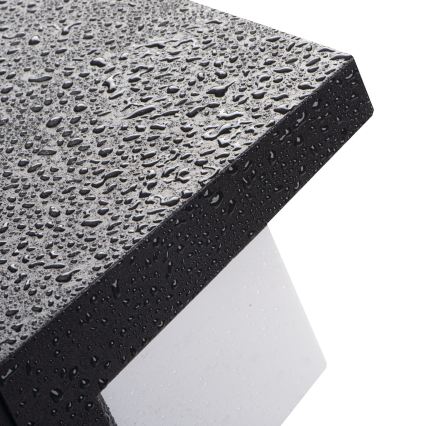 Aplique de parede para exterior LERTO 1xE27/15W/230V IP54 preto