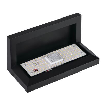 Aplique de parede exterior LED LERTO LED/12W/230V IP54 preto