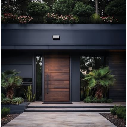 Aplique de parede para exterior LED com sensor de movimento e crepuscular XERTO LED/20W/230V 3000/4000/6500K IP44 preto