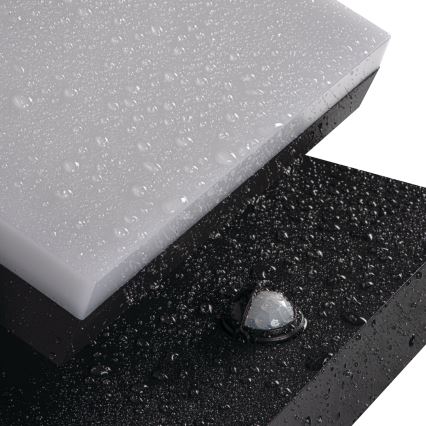 Aplique de parede para exterior LED com sensor de movimento e crepuscular XERTO LED/20W/230V 3000/4000/6500K IP44 preto