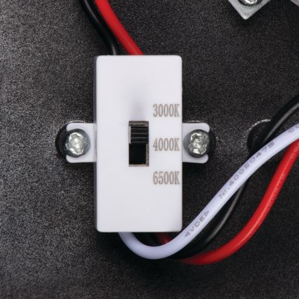 Aplique de parede para exterior LED com sensor de movimento e crepuscular XERTO LED/20W/230V 3000/4000/6500K IP44 preto