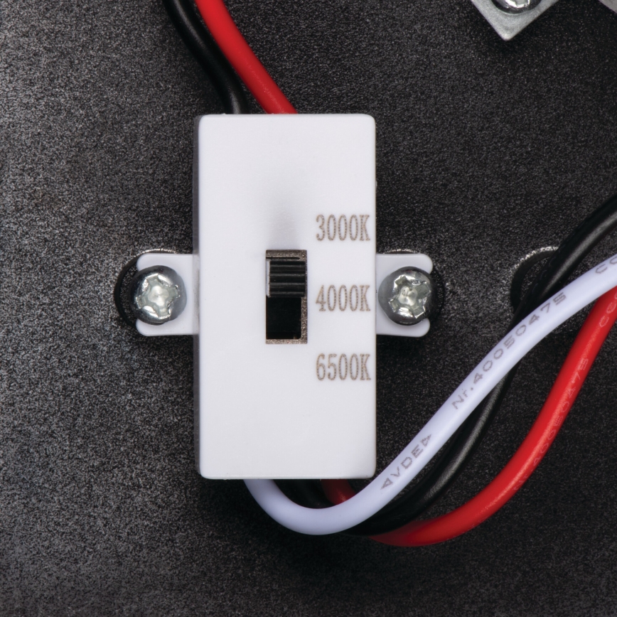 Aplique de parede para exterior LED com sensor de movimento e crepuscular XERTO LED/20W/230V 3000/4000/6500K IP44 preto