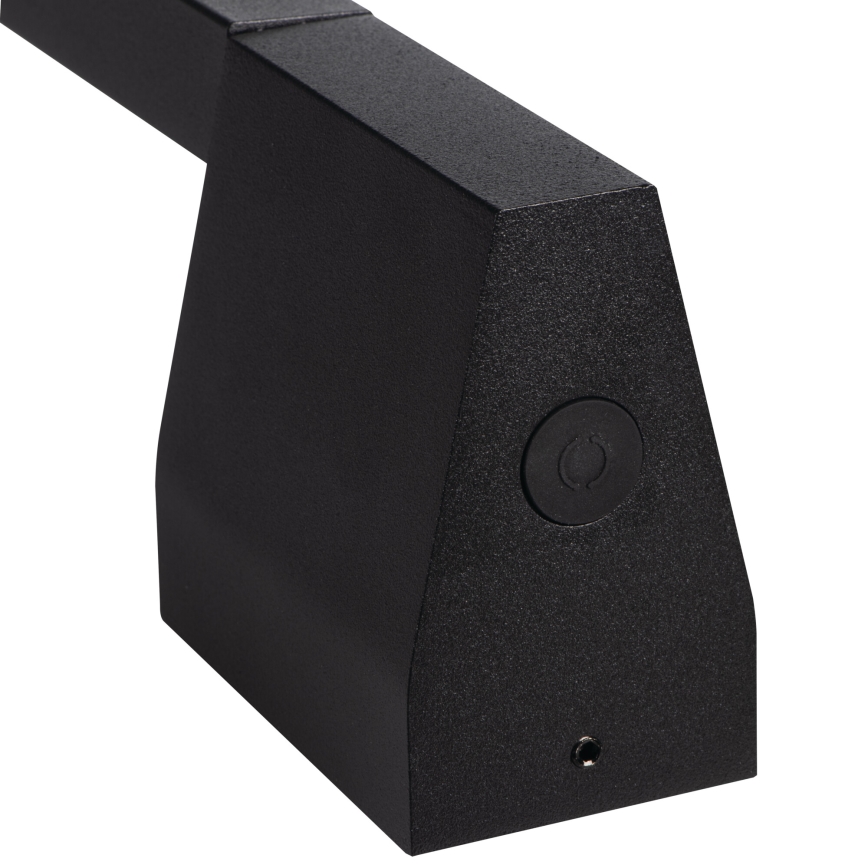 Aplique de parede LED para exterior YALTE LED/8,5W/230V 3000/4000/6500K 93 cm IP54 preto