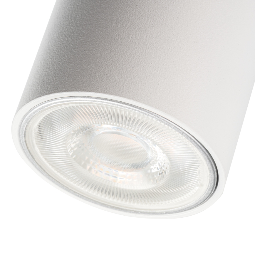 Luminária spot para sistema de trilhos ALTEAR 2xGU10/10W/230V 1m branca