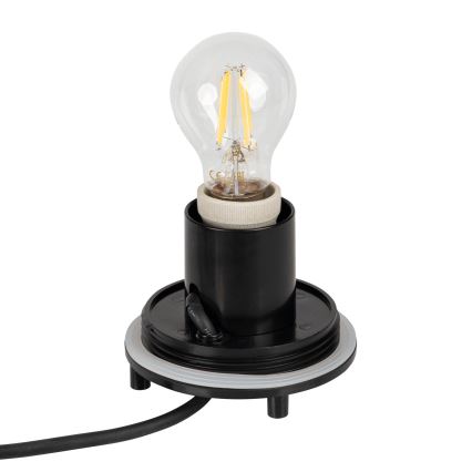 Luminária exterior STONO 1xE27/15W/230V Ø 20 cm IP65 branca