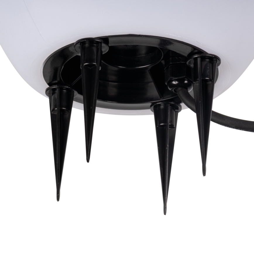Candeeiro exterior STONO 1xE27/20W/230V Ø 30 cm IP65 branco