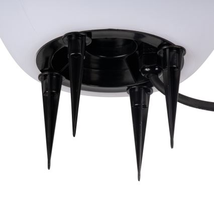 Luminária exterior STONO 1xE27/20W/230V Ø 40 cm IP65 branca