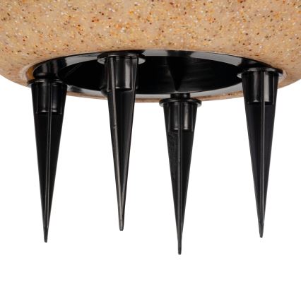 Luminária de exterior STONO 1xE27/20W/230V Ø 30 cm IP65 bege