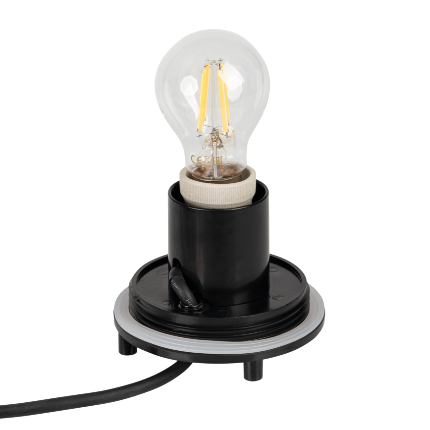 Luminária de exterior STONO 1xE27/20W/230V Ø 30 cm IP65 bege