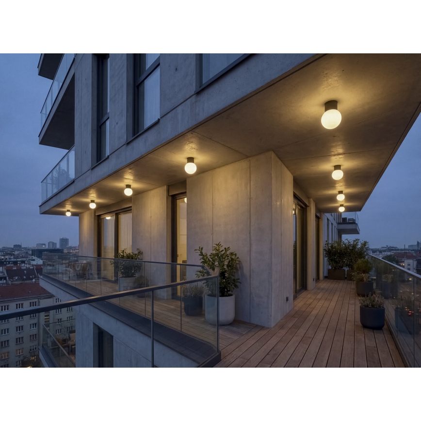 Foco exterior STONO 1xE27/15W/230V IP65 antracite