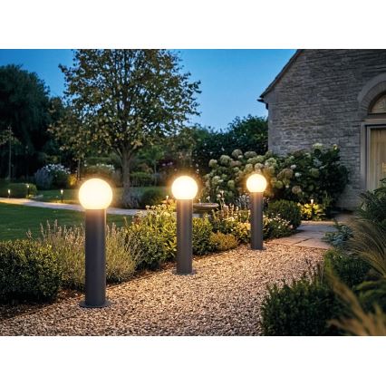 Candeeiro de exterior STONO 1xE27/15W/230V 50 cm IP65 antracite