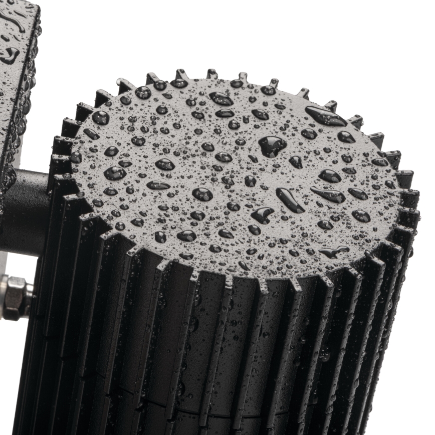 Spot de parede para exterior RADILO com sensor de movimento e de crepúsculo 1xGU10/11W/230V IP44 preto