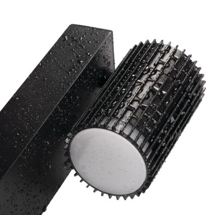 Candeeiro exterior RADILO 1xGU10/11W/230V 80 cm IP44 preto