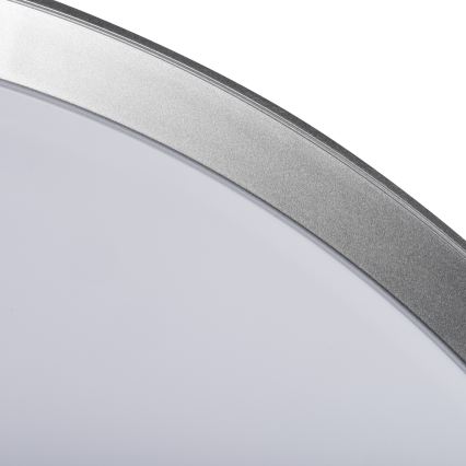 Candeeiro de teto LED dimerizável LIXAN LED/65W/230V 3000-6500K Ø 48,6 cm branco/prateado + comando remoto