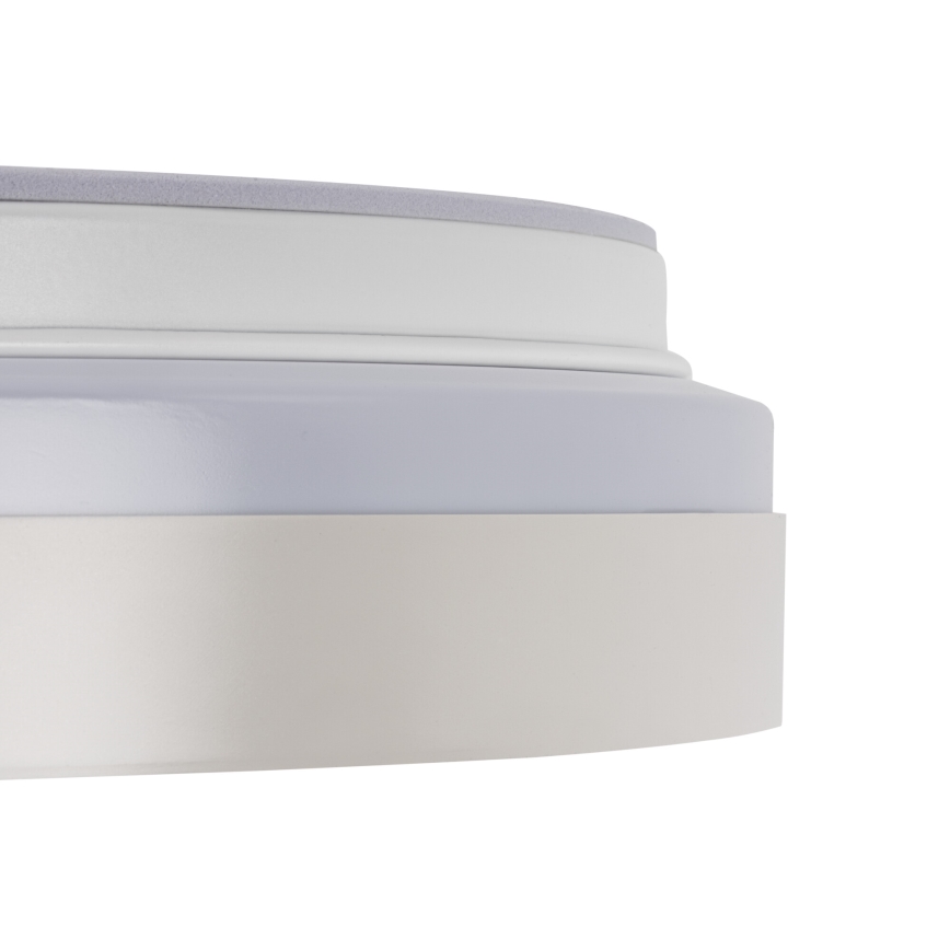 Candeeiro de teto LED dimerizável LIXAN LED/65W/230V 3000-6500K Ø 48,6 cm branco/prateado + comando remoto