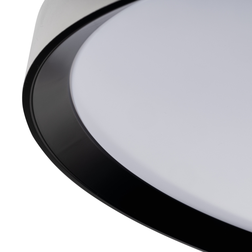 Luminária de teto LED dimerizável LIXAN LED/65W/230V 3000-6500K Ø 48,6 cm branco/preto + comando remoto