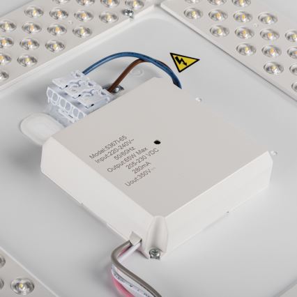 Luminária de teto LED dimerizável LIXAN LED/65W/230V 3000-6500K Ø 48,6 cm branco/preto + comando remoto