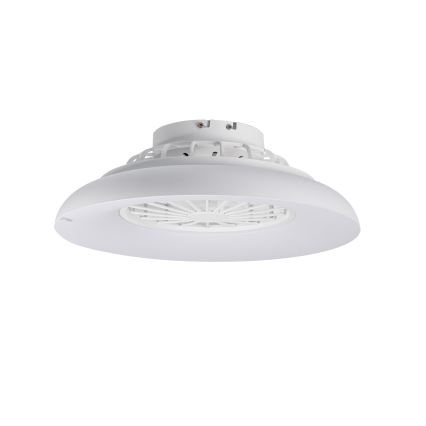 Candeeiro de tecto LED RGBW regulável com ventilador PLAVE PAN LED/24W/230V 3000-6500K Ø 48,5 cm branco + controlo remoto