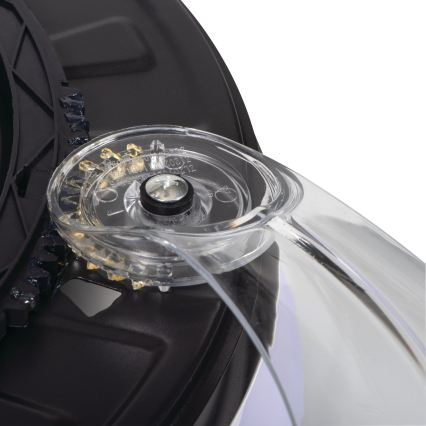 Luminária de tecto LED dimável com ventoinha PLAVE LED/36W/230V 3000-6500K prateado/branco + comando remoto