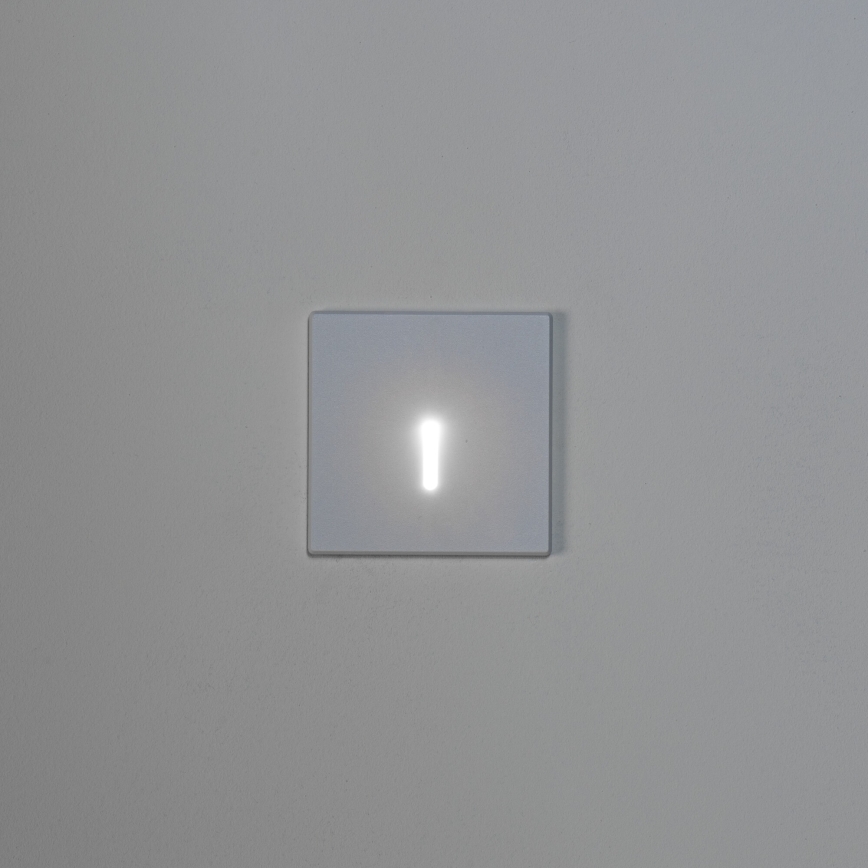 Luminária LED para escadas MAGNIK LED/1,7W/230V 2700/3300/3900/4600/5700K branca quadrada