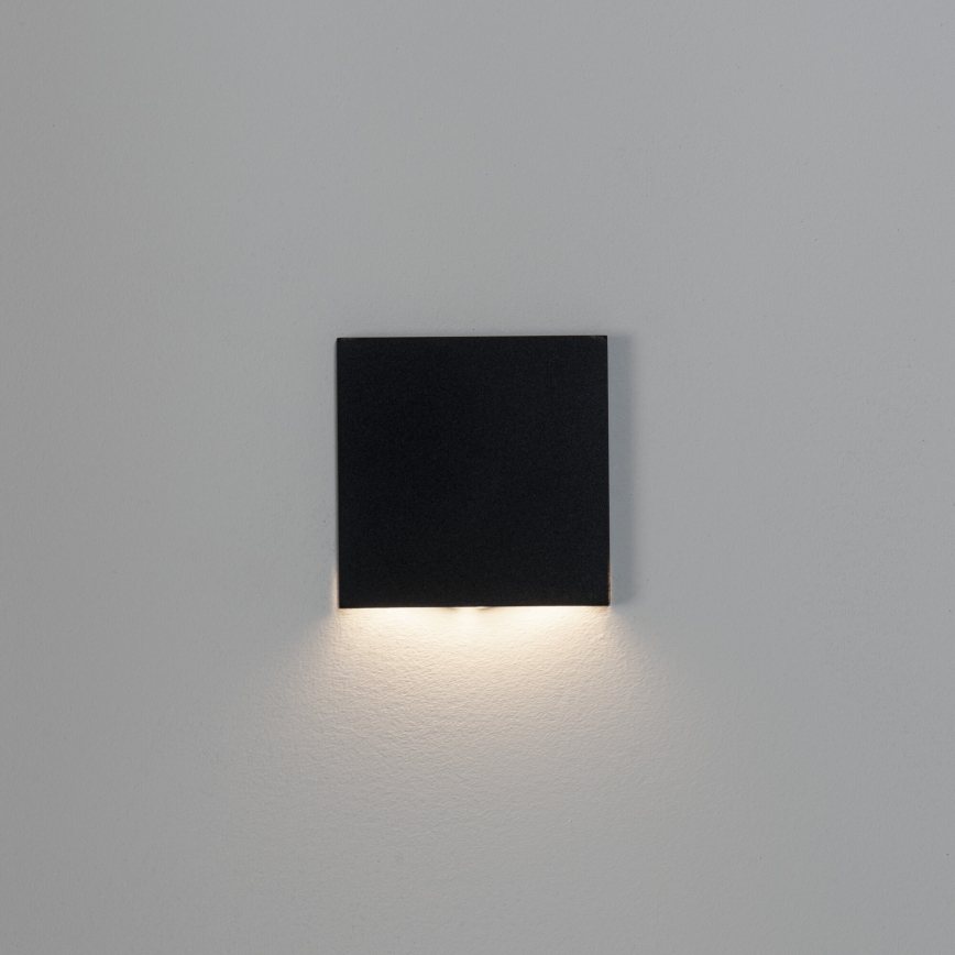 Luminária de escada LED MAGNIK LED/1,7W/230V 2700/3300/3900/4600/5700K preta, quadrada