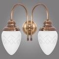 Kemar RI/K/2/M - Iluminação de parede RINAMA 2xE27/60W/230V latão