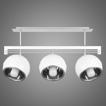 Kemar SG/KU/3/WH - Luz pendente QUARA 3xE27/60W/230V 