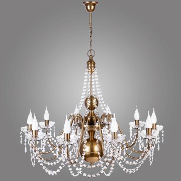 Kemar TO/10 - Candelabro de cristal TOKANTI 10xE14/60W/230V 780 elementos