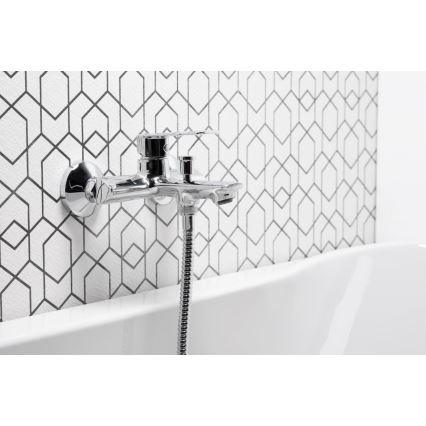 KFA Armatura 4424-510-00 - Conjunto para casa de banho com torneira AGAT cromado brilhante