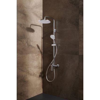 KFA Armatura 4426-910-00 - Conjunto de chuveiro com torneira AGAT cromado brilhante