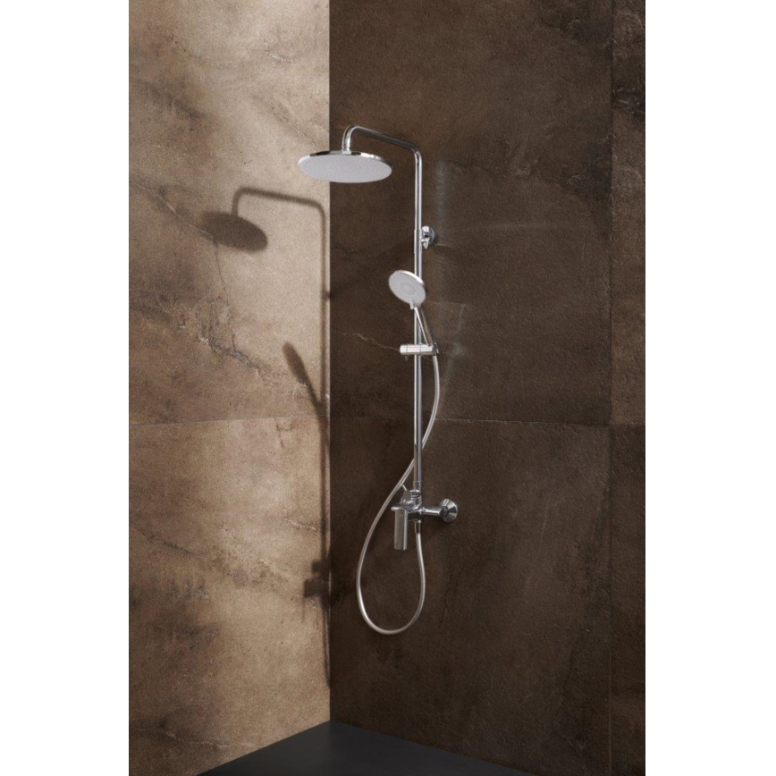 KFA Armatura 4426-910-00 - Conjunto de chuveiro com torneira AGAT cromado brilhante