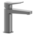 KFA Armatura 4522-815-61 - Misturador para lavatório + válvula de escoamento MALAGA 15,9 cm cinzento metálico