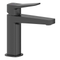 KFA Armatura 4522-815-81 - Misturadora para lavatório + válvula de escoamento MALAGA 15,9 cm preta
