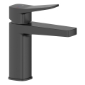 KFA Armatura 4522-825-81 - Misturador para lavatório + válvula de escoamento MALAGA 17 cm preto