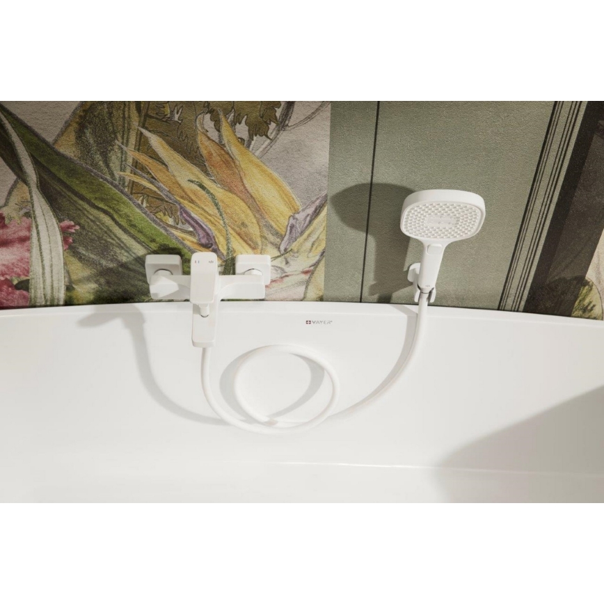 KFA Armatura 4524-010-44 - Misturador de banheira MALAGA branco