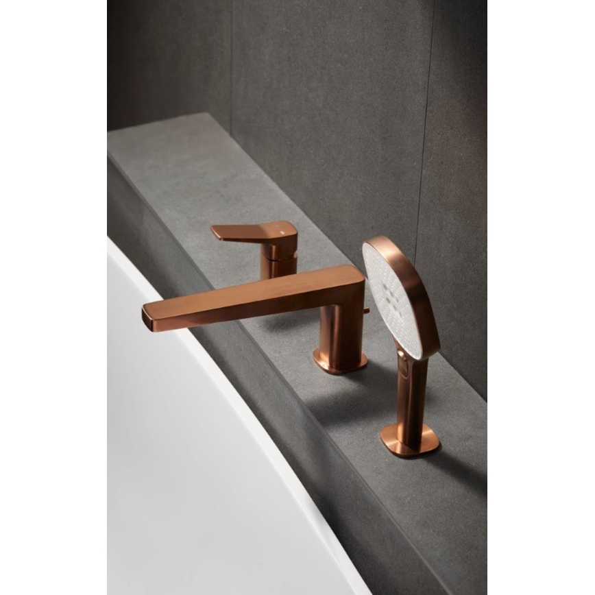 KFA Armatura 4525-210-34 - Misturador de banheira para 3 furos MALAGA ouro rosa