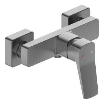 KFA Armatura 4526-010-61 - Misturador de duche MALAGA cinza metálico