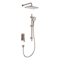 KFA Armatura 4529-301-34 - Conjunto de duche com misturador embutido MALAGA ouro rosa