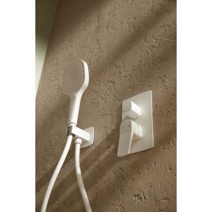 KFA Armatura 4529-501-44 - Conjunto de duche com misturador encastrado MALAGA branco