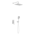 KFA Armatura 4529-501-44 - Conjunto de duche com misturador encastrado MALAGA branco