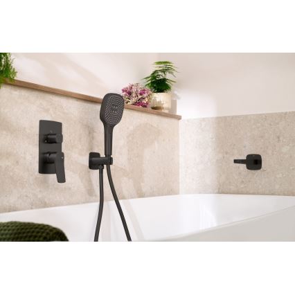 KFA Armatura 4529-501-81 - Conjunto de duche com misturador encastrado MALAGA, preto