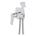KFA Armatura 4529-512-00 - Misturador para bidé com ducha de mão para instalação embutida MALAGA cromo brilhante