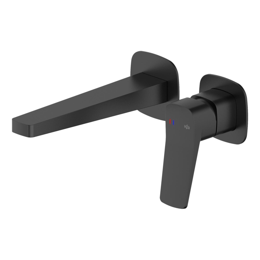 KFA Armatura 4529-810-81 - Misturador de lavatório para instalação encastrada MALAGA preto